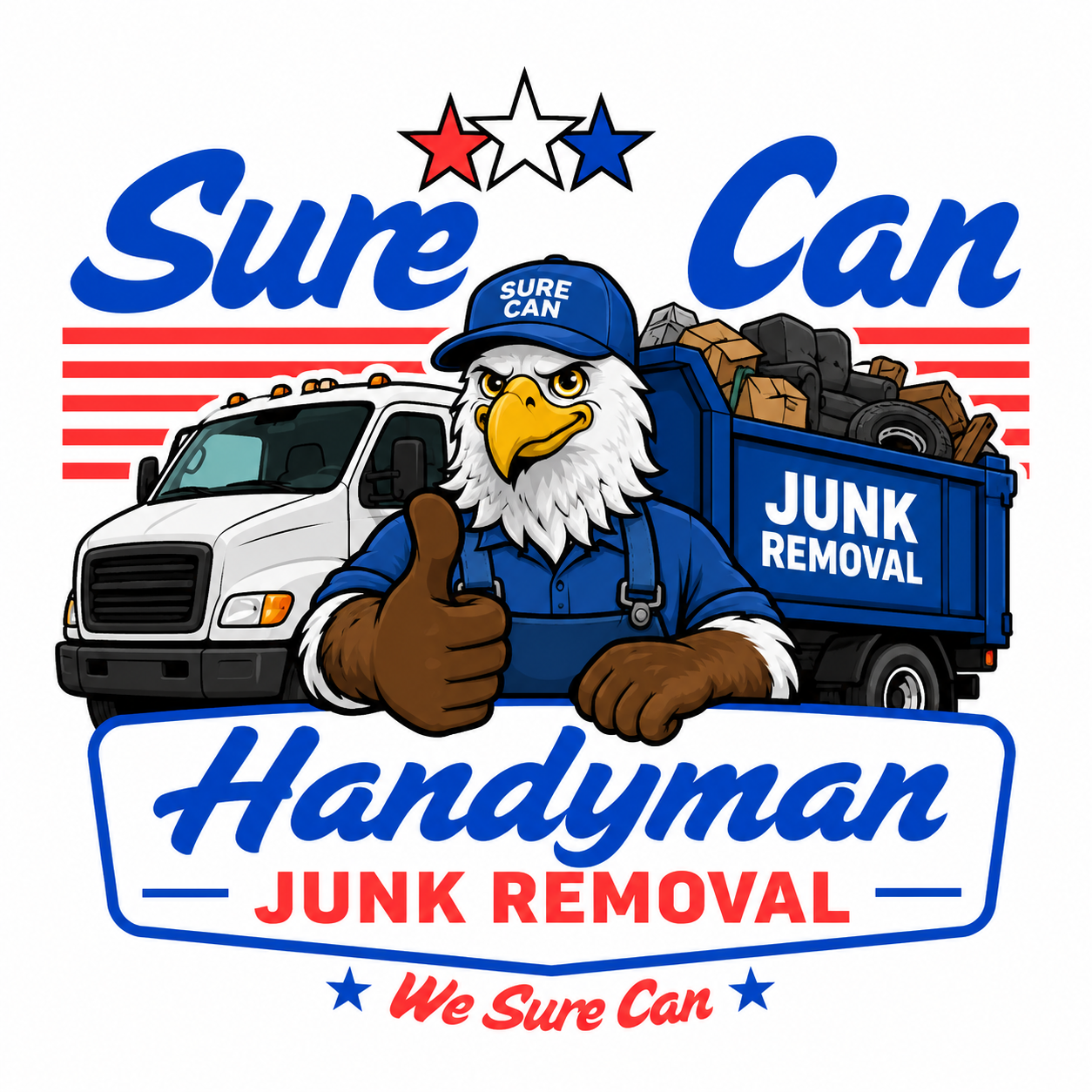 Sure Can Handyman Junk Removal Logo